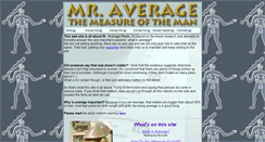 Desktop Screenshot of mraverage.com