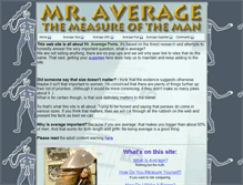 Tablet Screenshot of mraverage.com